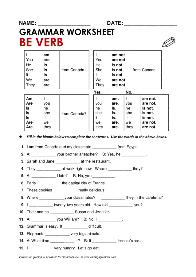 basic grammar worksheets pdf